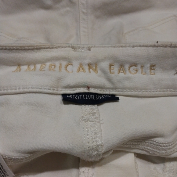 American Eagle Women's Ripped Ne(x)t Level Stretch Hi-Rise Jegging - Picture 3 of 7